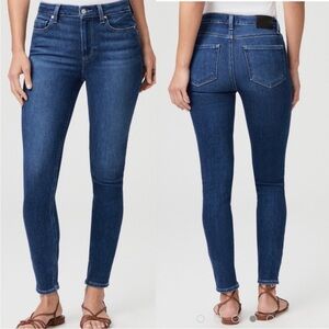 PAIGE Hoxton Ankle skinny dark wash stretch jeans Women’s size 25